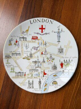 Royal Chelsea London Landmarks Bone China Plate